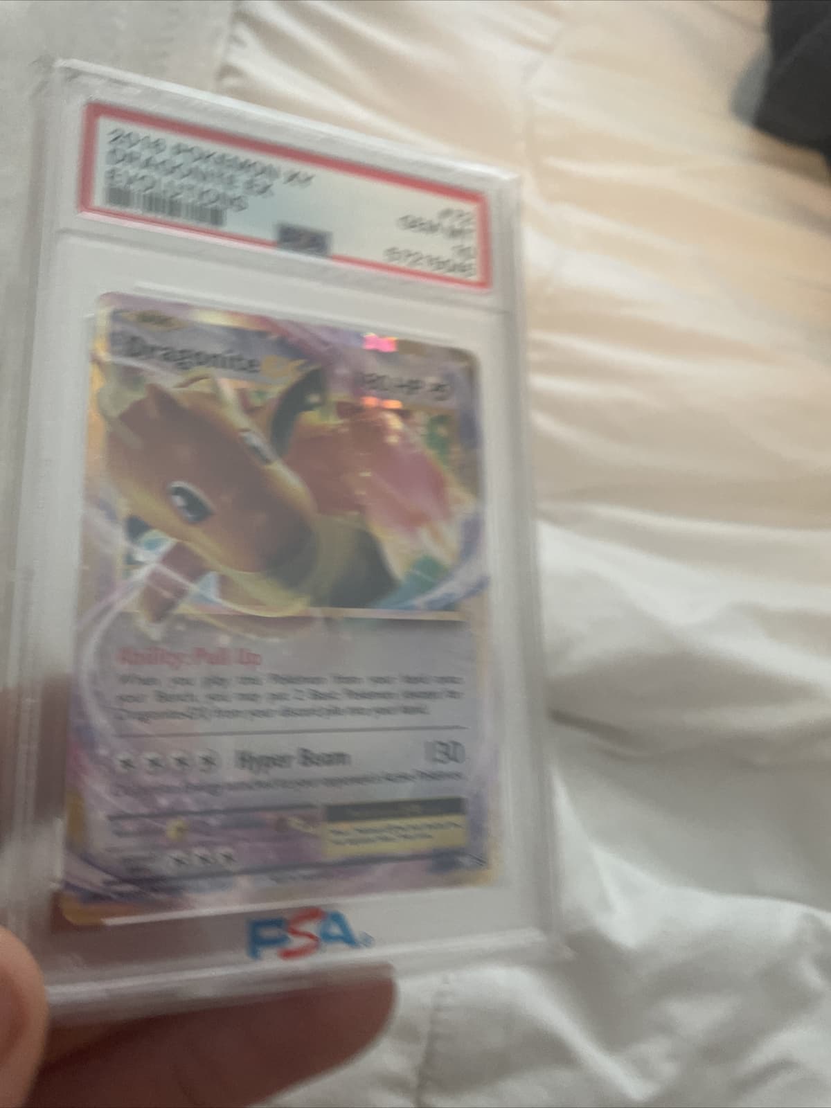 Pokemon Card PSA 10 Gem Mint Dragonite EX Evolutions 2016 Holo 72/108