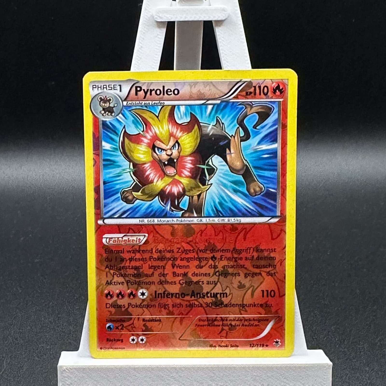 Pyroleo 12/119 | PHF | DE | RARE | LP | Pokémon | TCG