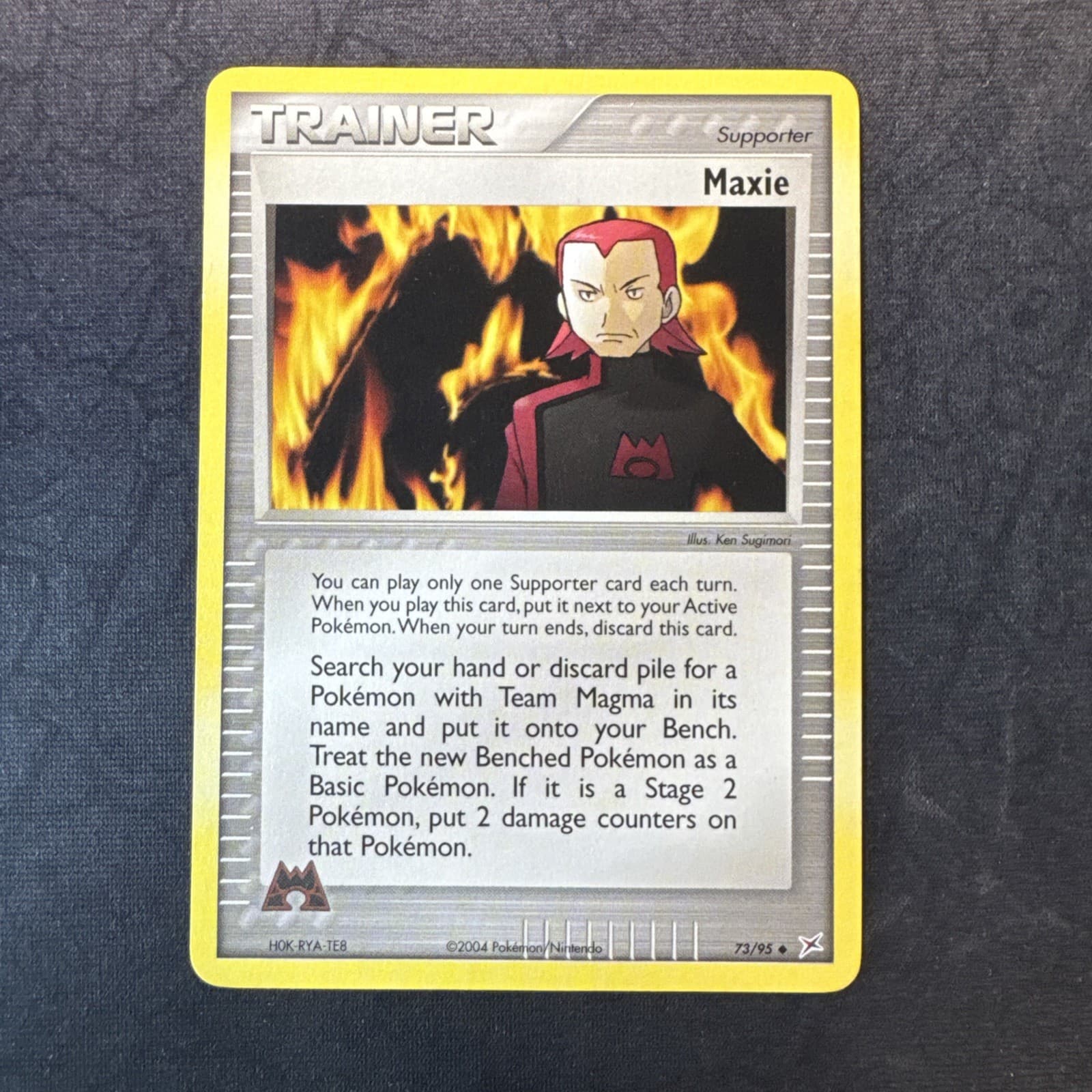 Maxie 73/95 Ex Team Magma vs Team Aqua Trainer Pokemon