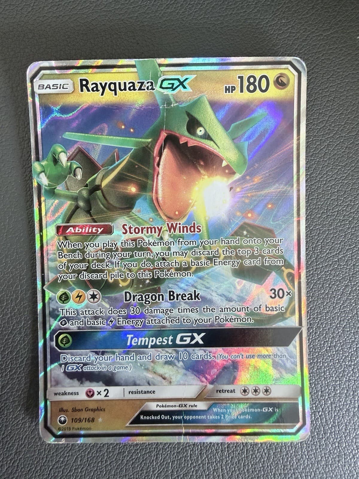 Rayquaza GX #109/168 - Celestial Storm - MP