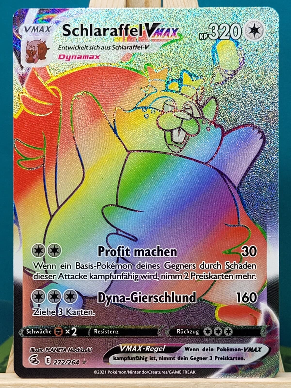 POKEMON - Fusionsangriff - Schlaraffel VMAX - 272/264 - Deutsch