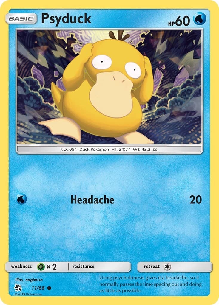 Pokemon Psyduck 11/68 Hidden Fates Common LP