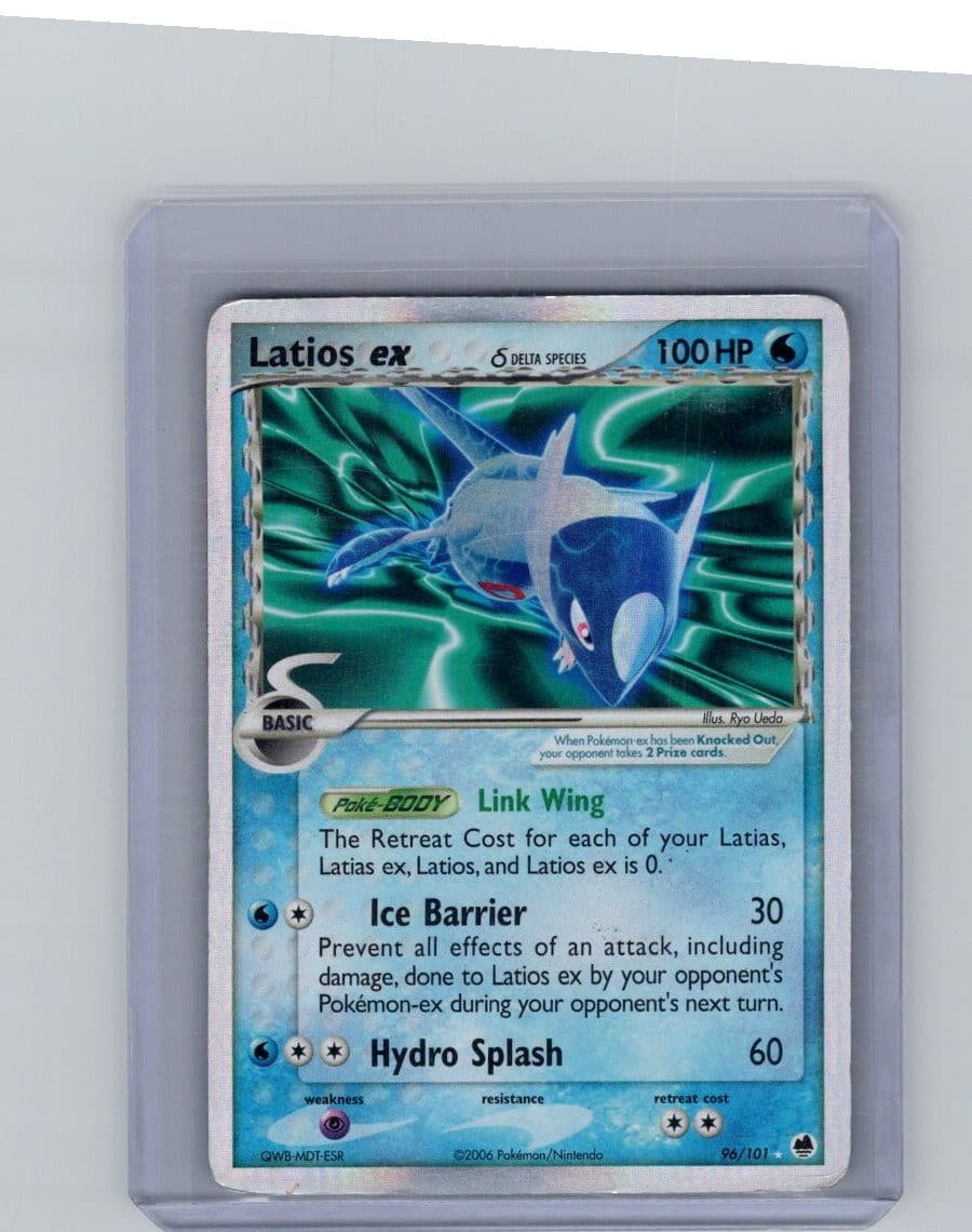 Latios ex (Delta Species) Holo Ultra Rare EX Dragon Frontiers 96/101 HP