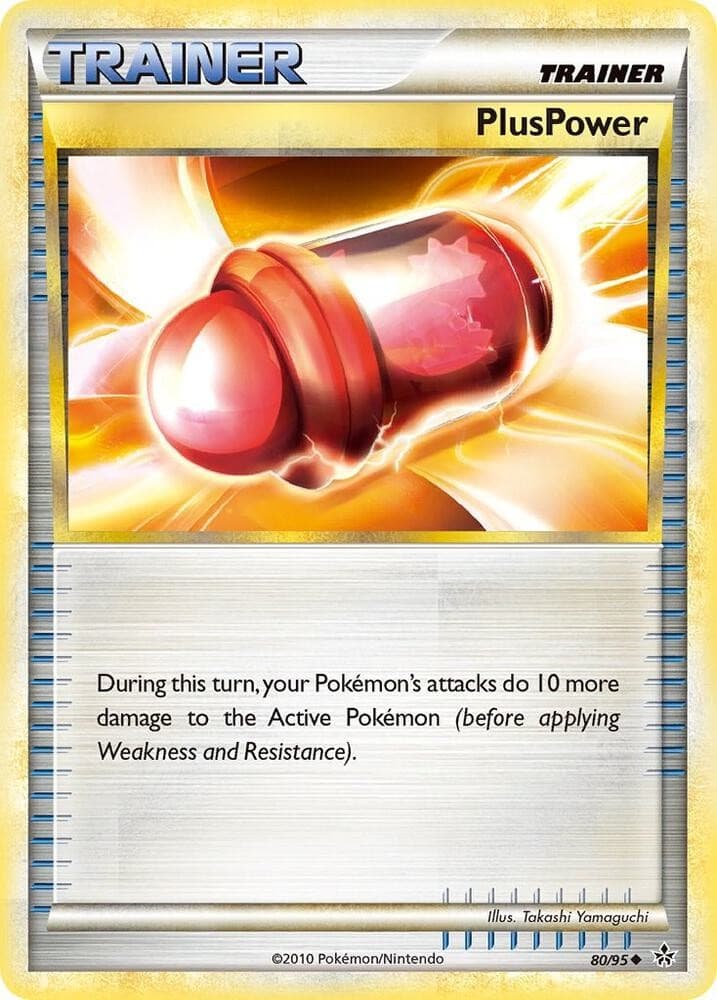 PlusPower 80/95 Uncommon Unleashed Pokemon NM/LP