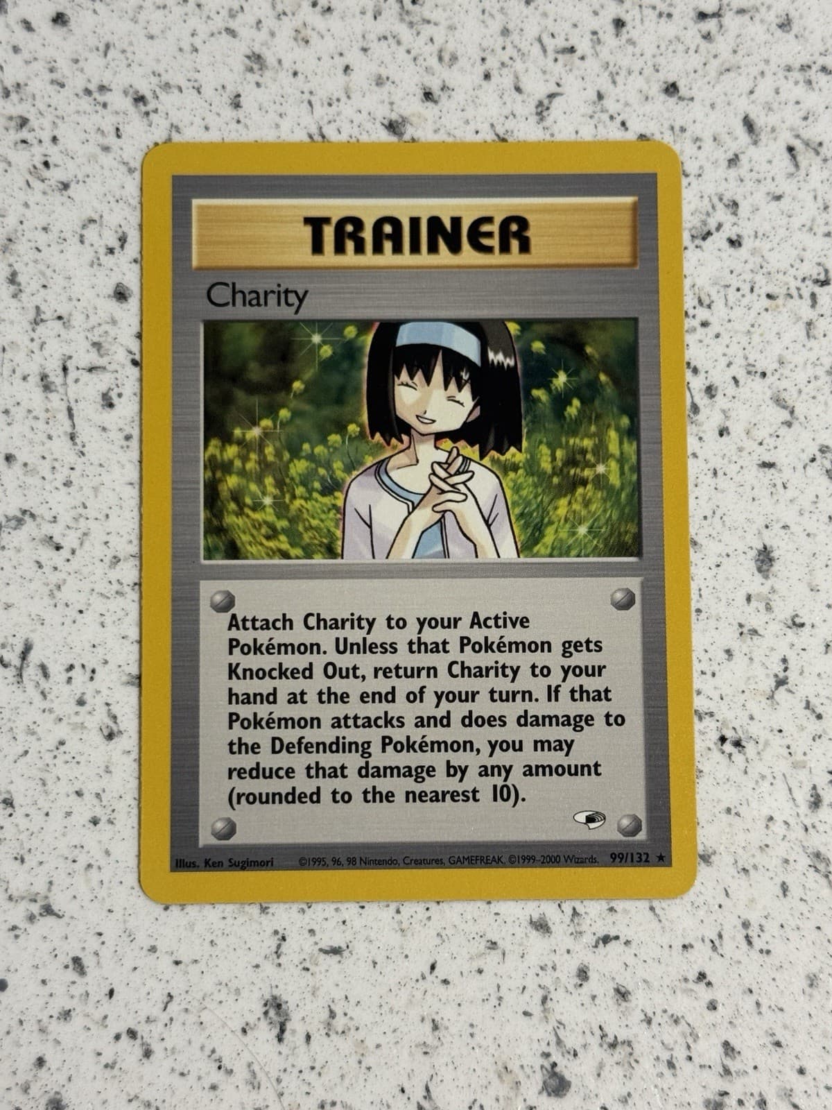 Charity 99/132 Rare Gym Heroes Pokemon Unlimited Near Mint VLP