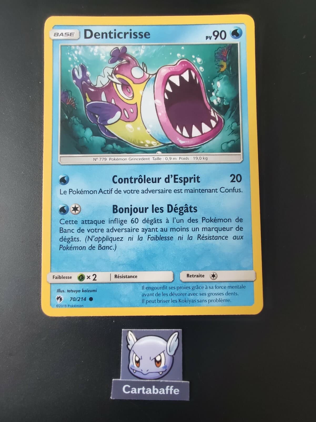 Carte Pokémon Denticrisse 70/214 Rare SL8 Tonnerre Perdu
