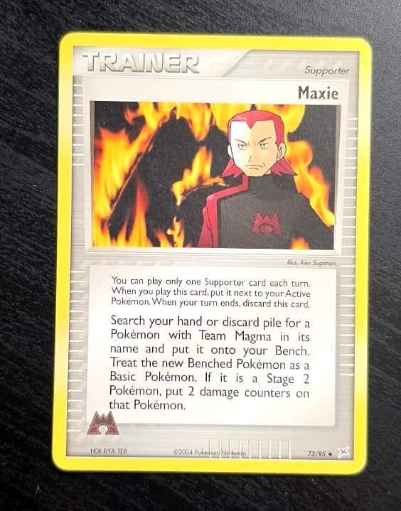 Maxie 73/95 LP – Team Magma vs Team Aqua – Pokémon TCG – Uncommon