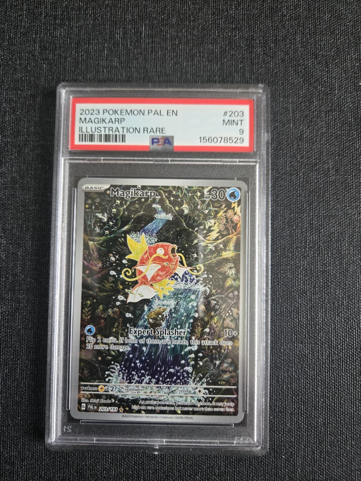 Magikarp 203/193 Sv02: Paldea Evolved Holo Psa 9