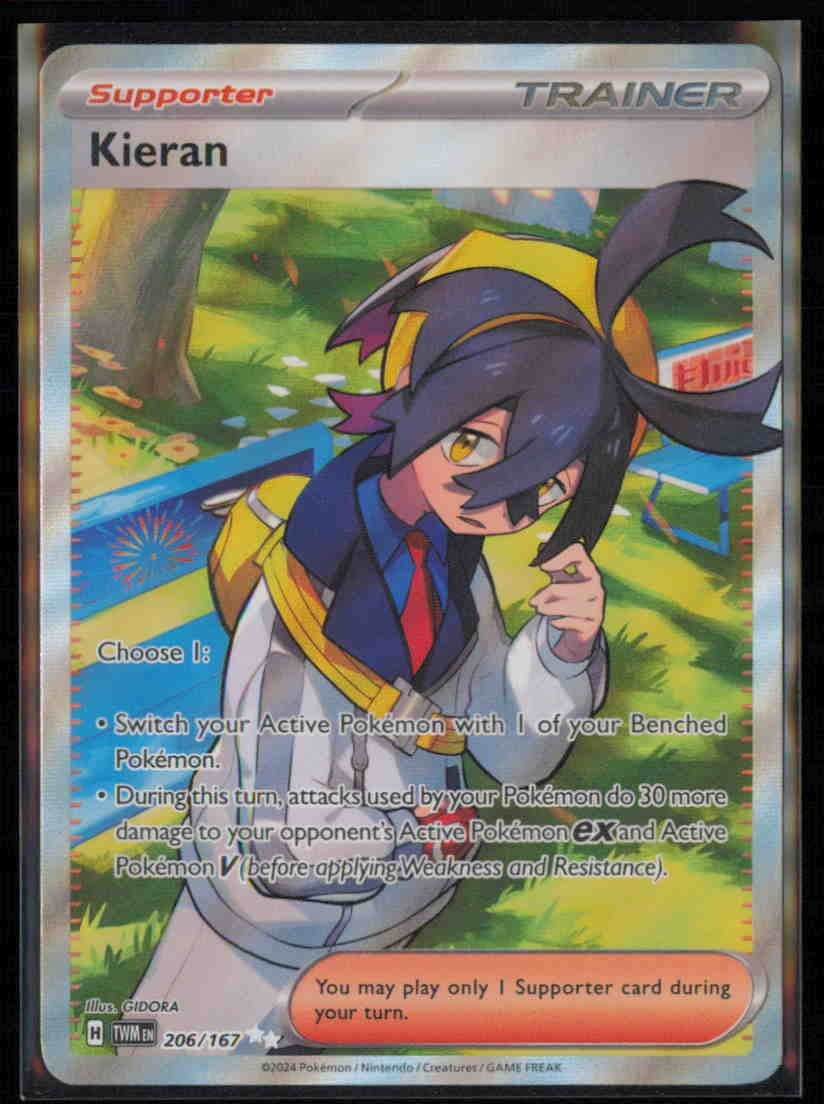 Kieran 206/167 Holo TWM Twilight Masquerade QTY NM