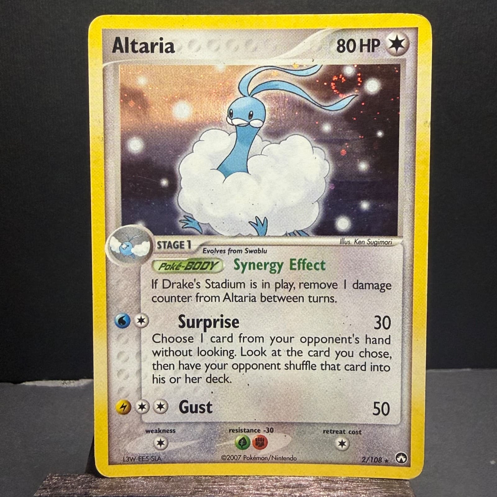 Pokemon TCG Altaria Holo Rare EX Power Keepers 2/108