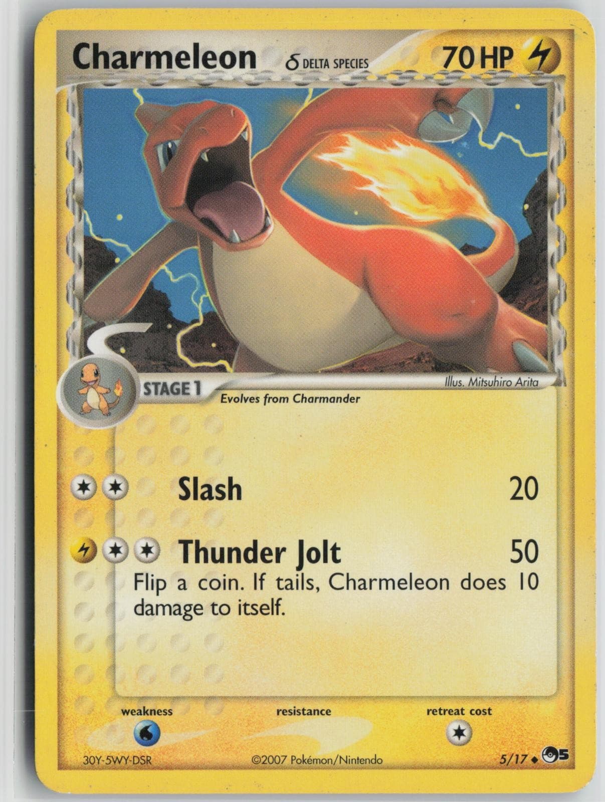 Charmeleon 5/17 Uncommon POP Series 5 Pokemon Moderately Played