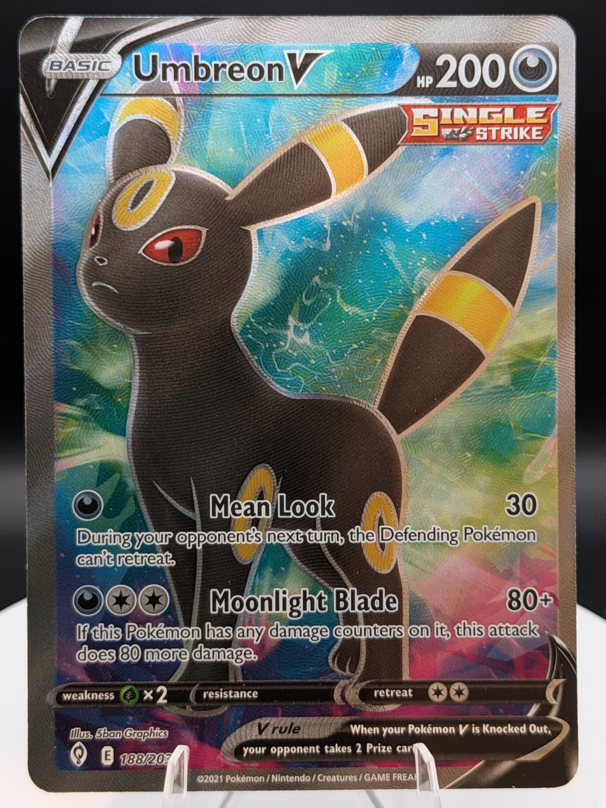Pokémon TCG: Evolving Skies (188/203) Umbreon V Ultra Rare (NM-)