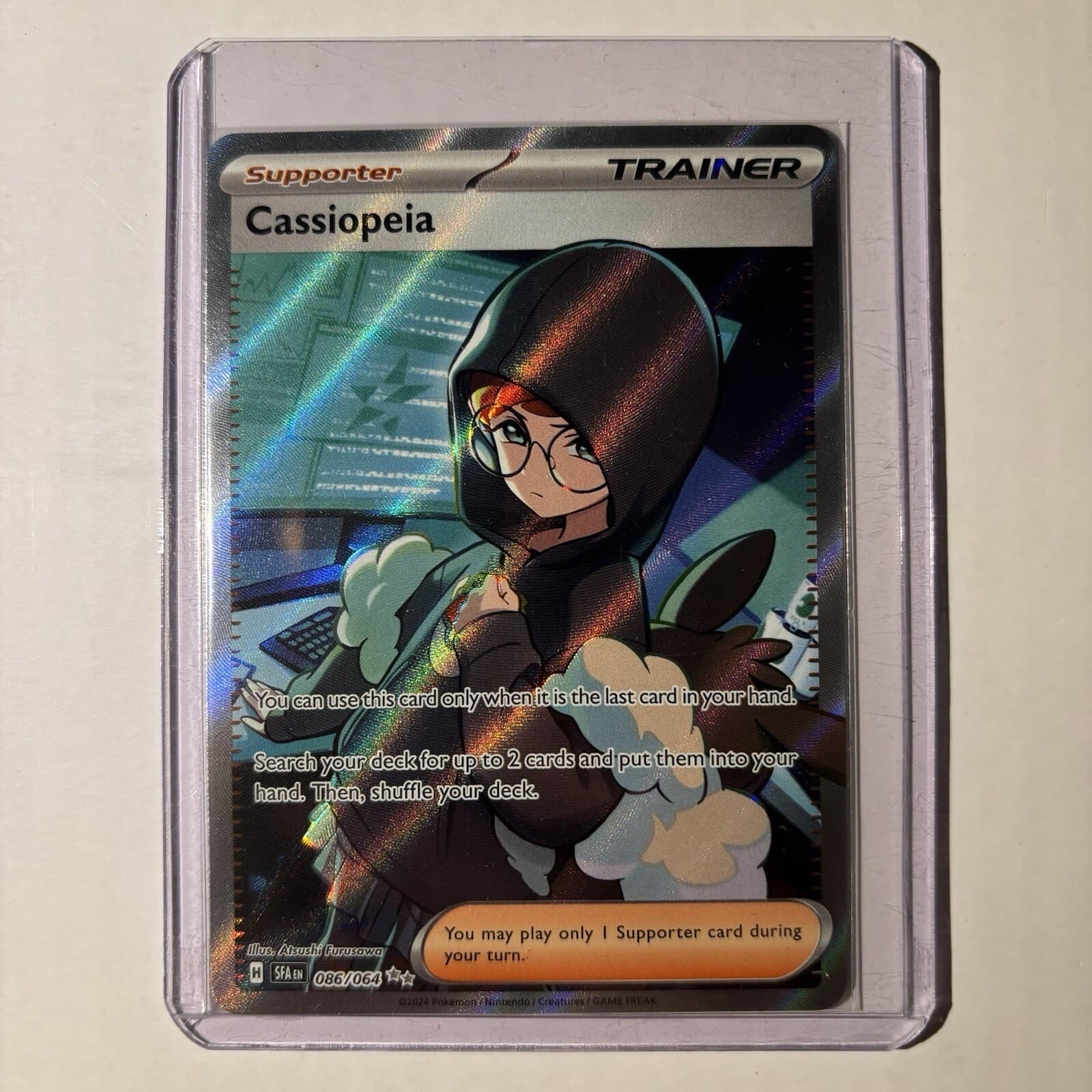 Cassiopeia 86/64 Shrouded Fable Pokemon TCG - Full Art Ultra Rare