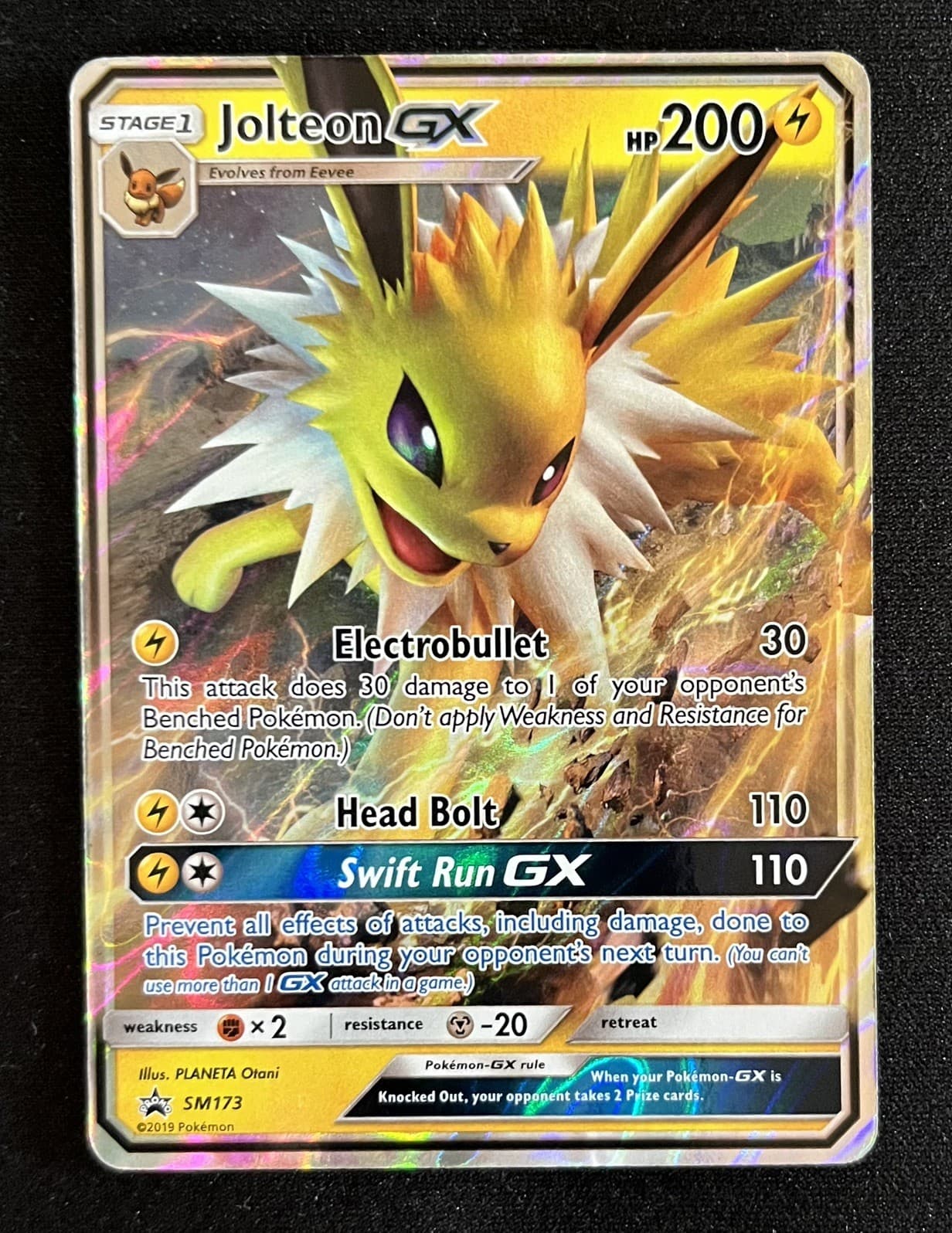 Jolteon GX - SM173 Holo Promo Sun & Moon Promo Near Mint