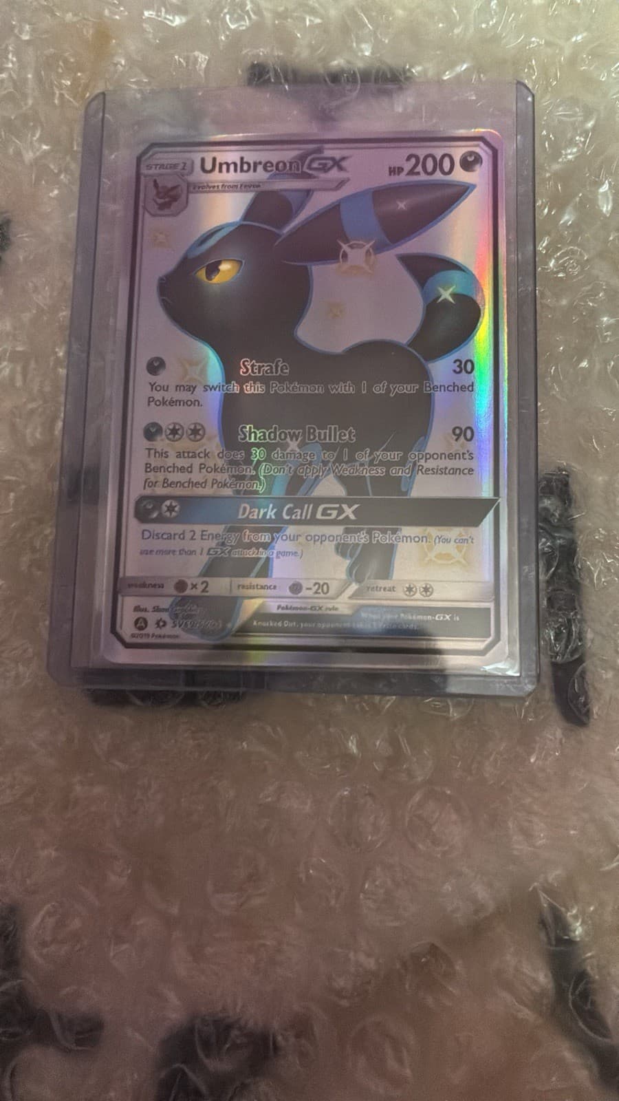 Umbreon GX SV69/SV94 Hidden Fates: Shiny Vault Holo
