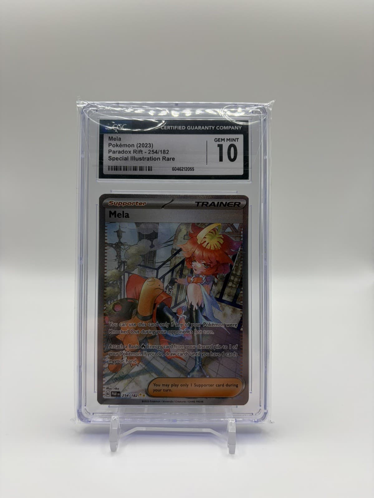 Pokemon Mela Paradox Rift 254/182 Special Illustration Rare CGC 10