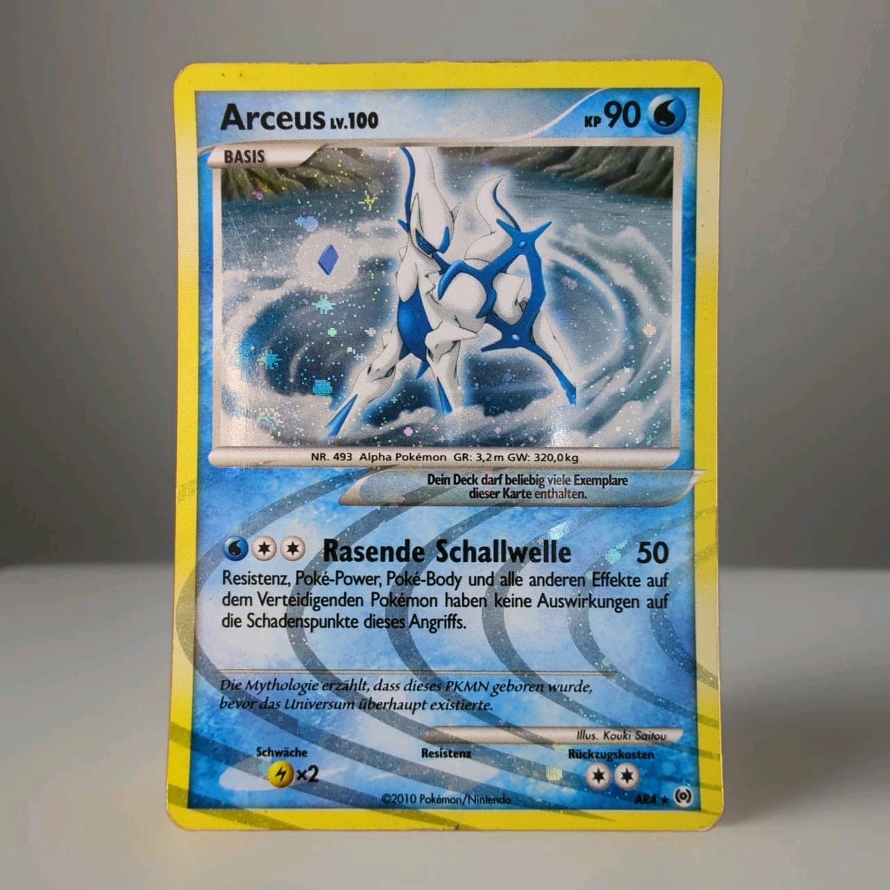 Arceus LV. 100 Pokemon Karte Deutsch AR4 Arceus