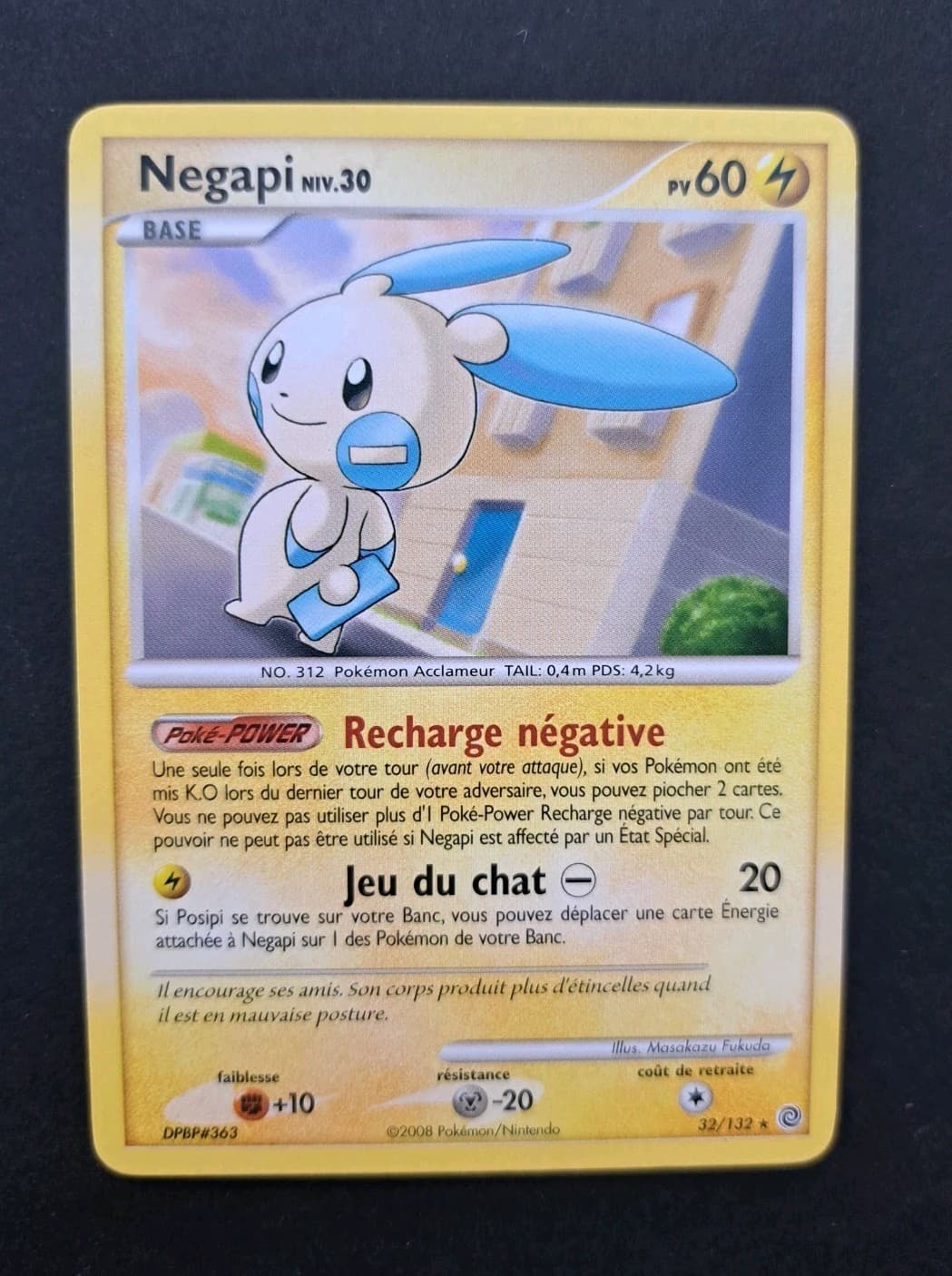 Carte Pokemon Negapi 32/132 / Dp 3 Merveilles Secrètes / État Excellent Fr
