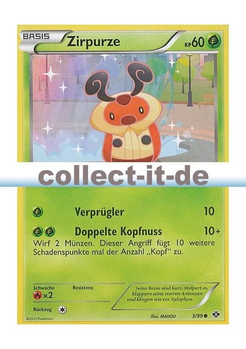 Pokemon Schwarz&Weiss - Kommende Schicksale 3/99 - Zirpurze Deutsch