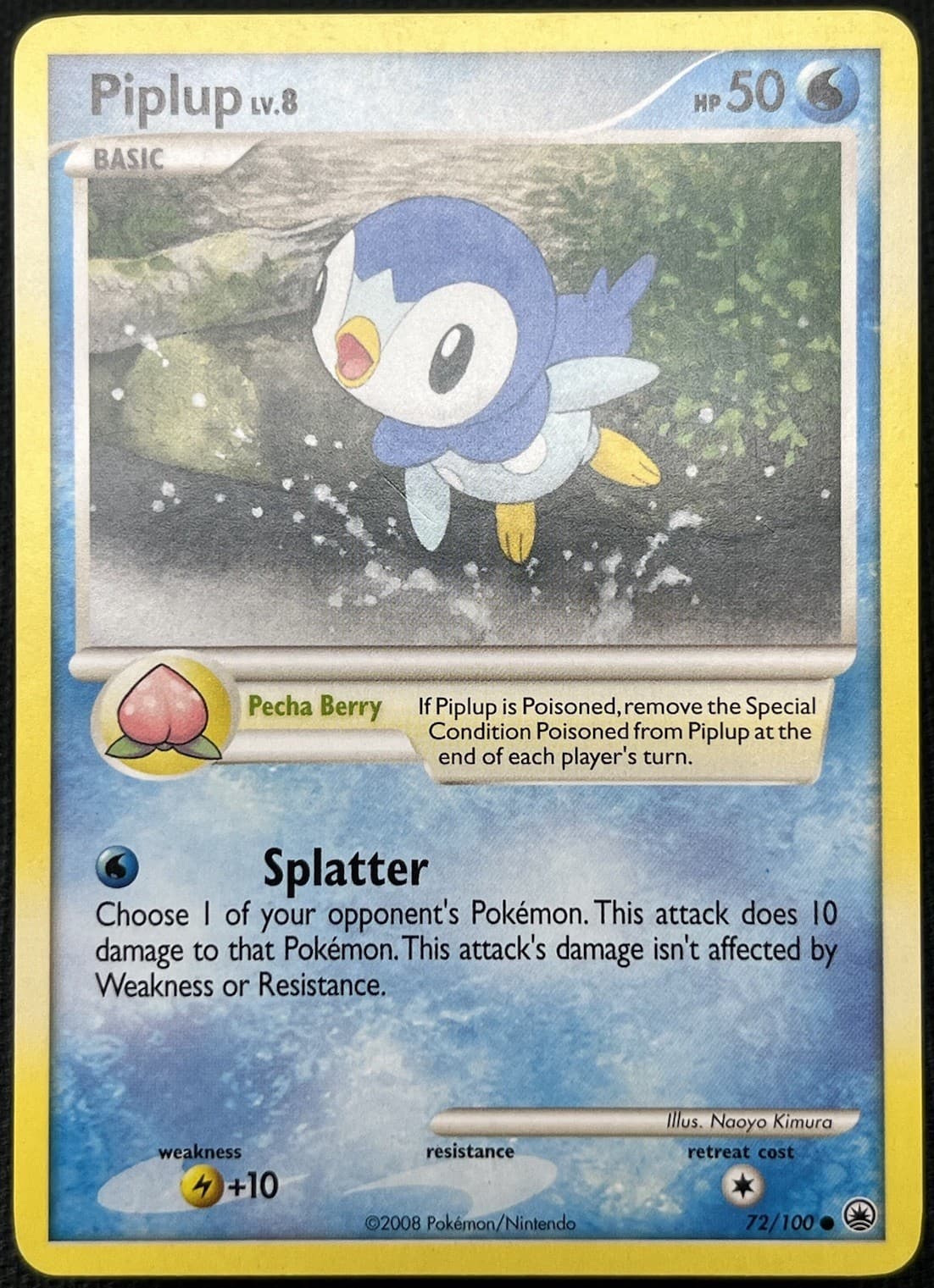 Piplup 72/100 Common Majestic Dawn Pokemon LP