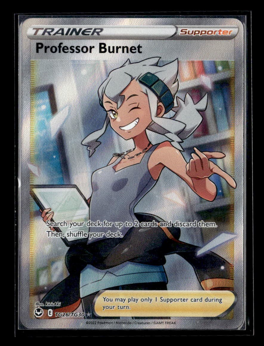 Pokemon Professor Burnet #TG26/TG30 SWSH12: Silver Tempest Trainer Gallery