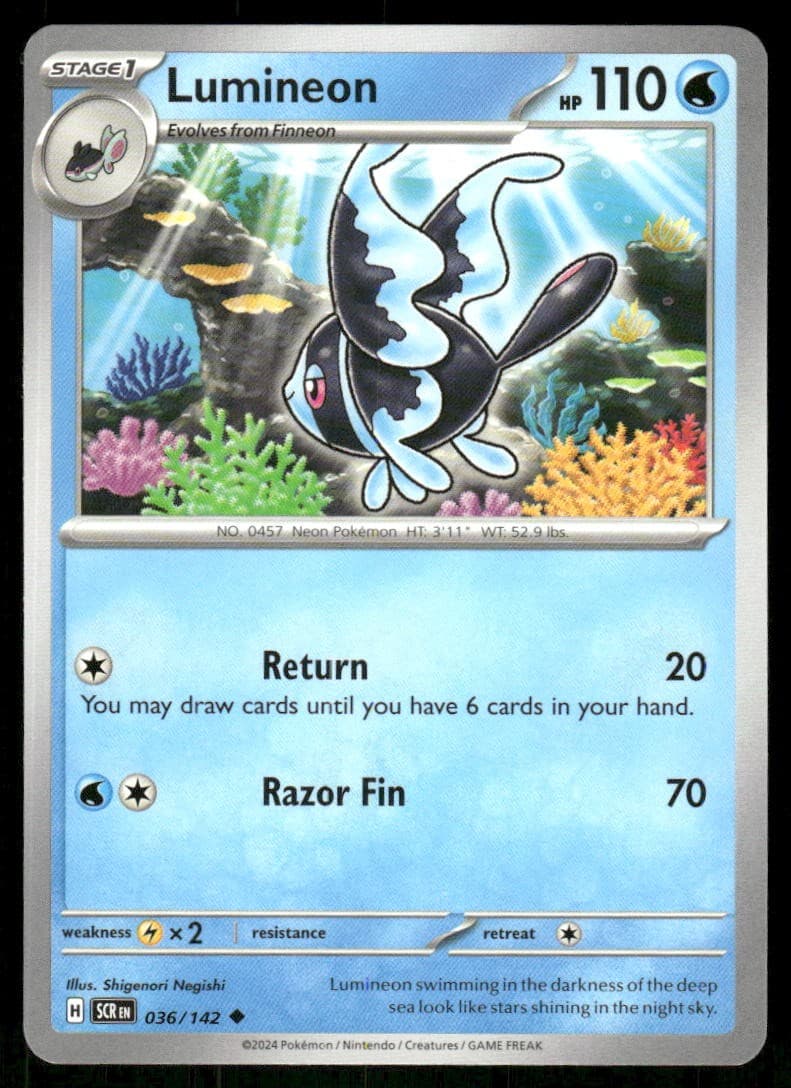 Lumineon 36/142 - Stellar Crown - Uncommon NM