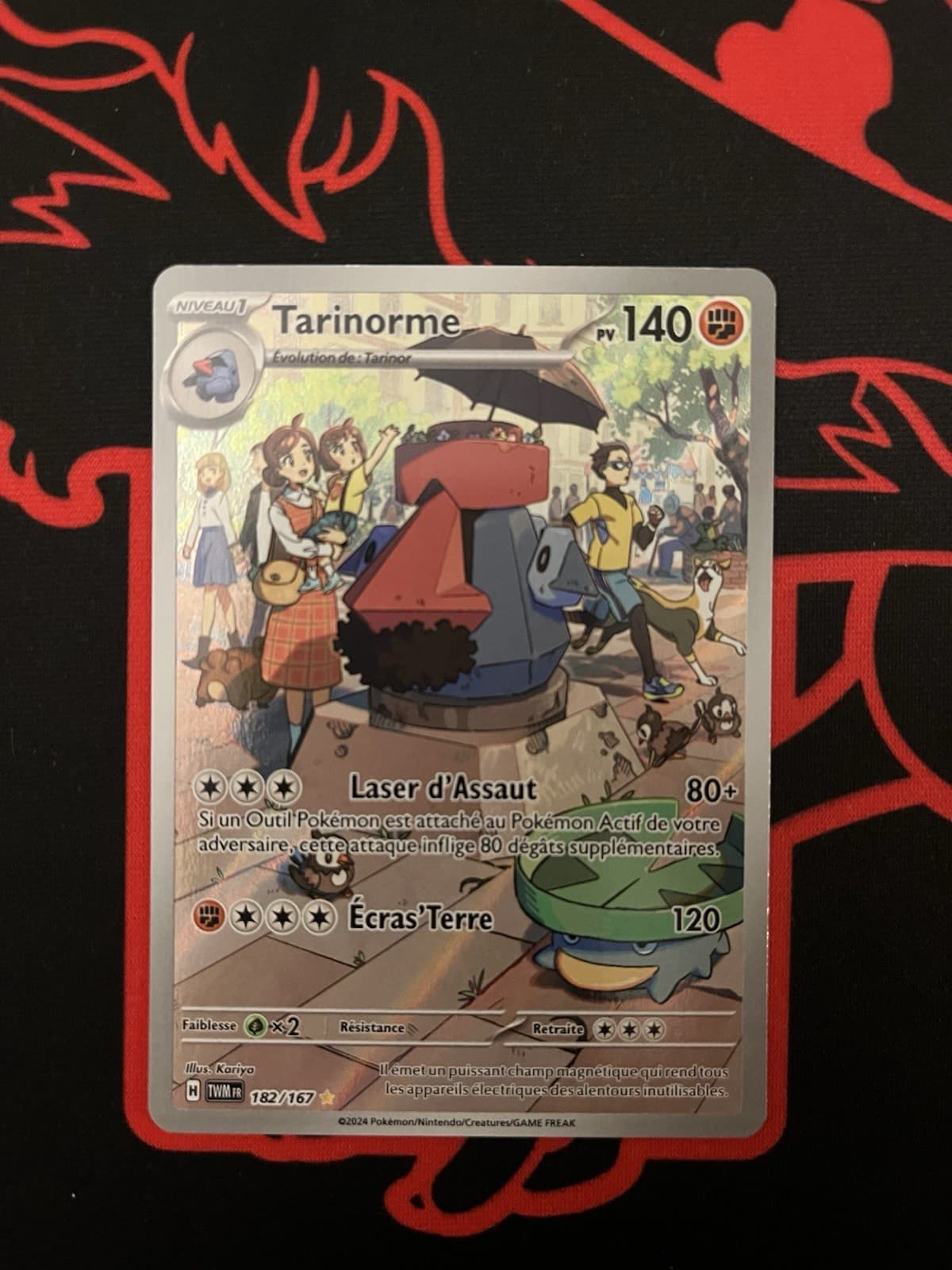 Carte Pokémon : Tarinorme 182/167 Mascarade Crépusculaire Français