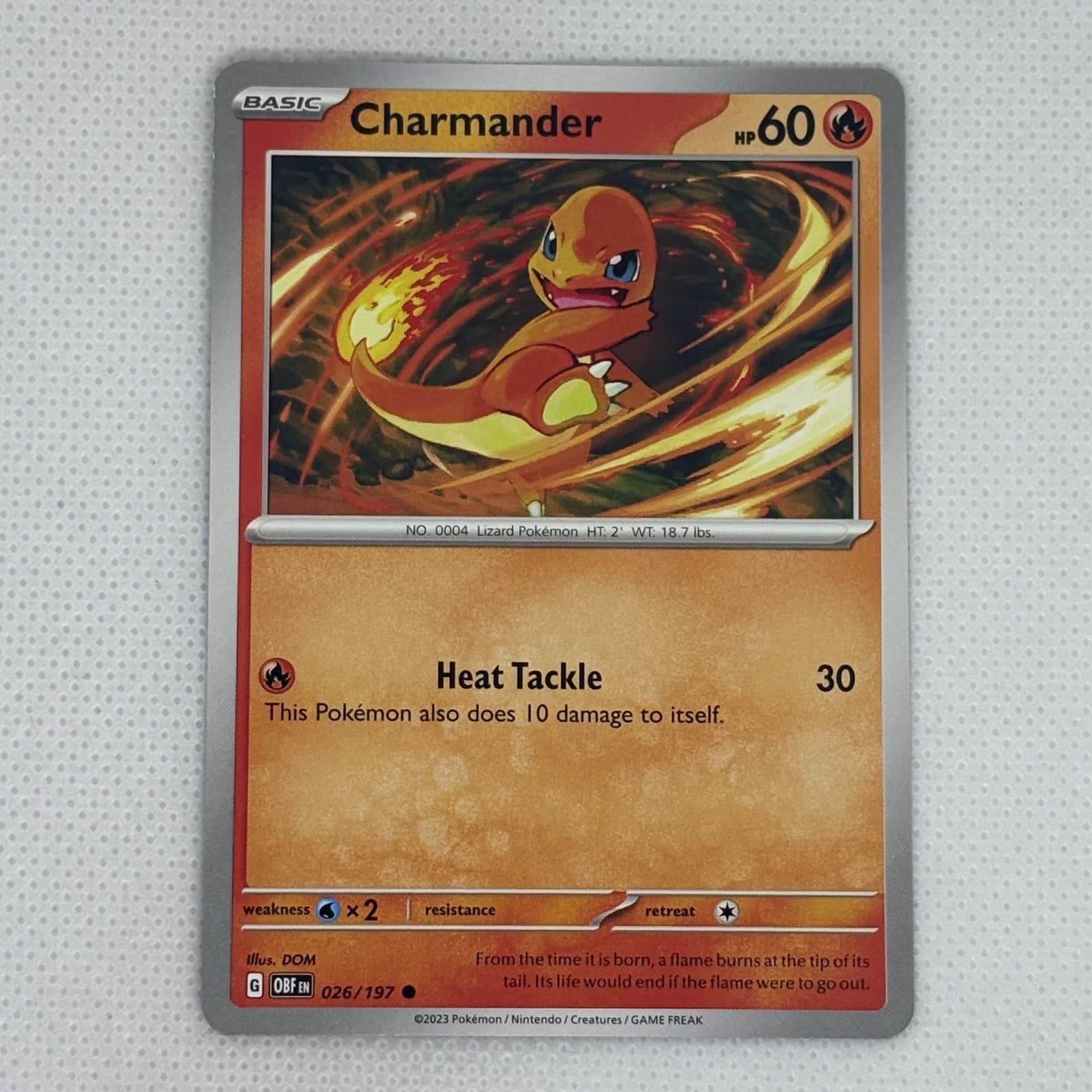 Pokemon TCG | Charmander 26/197 | Common Obsidian Flames