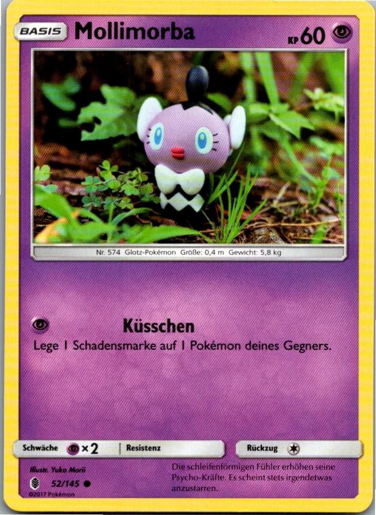 Pokemon Mollimorba 52/145 Stunde der Wächter Deutsch 2017 Karte