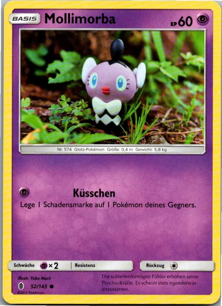 Pokemon Mollimorba 52/145 Stunde der Wächter Deutsch 2017 Karte