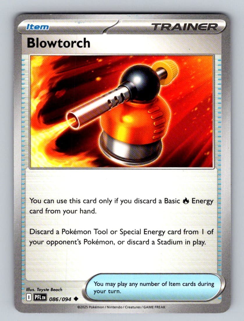 Blowtorch 086/094 Uncommon Phantasmal Flames Pokemon Near Mint