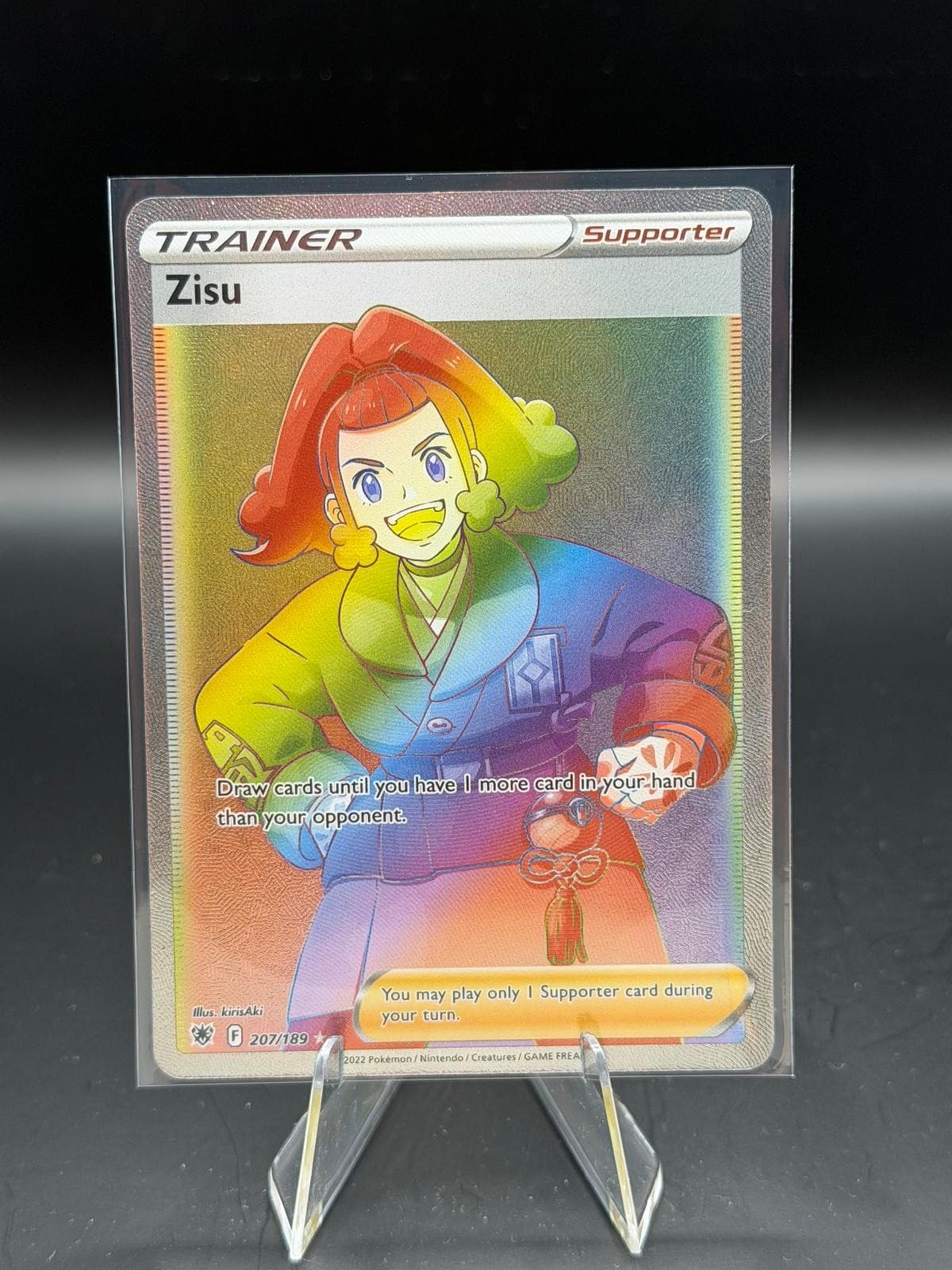 Zisu 207/189 Rainbow Rare Astral Radiance Pokemon Holo Near Mint
