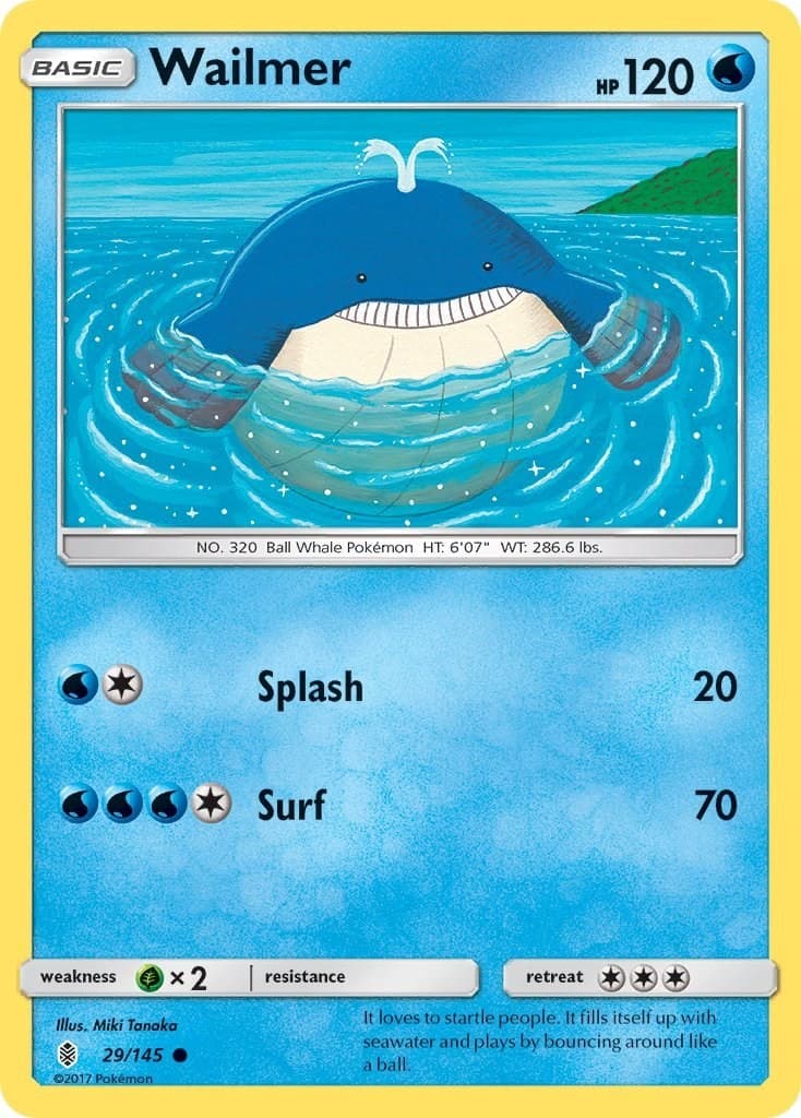 Wailmer 29/145 SM - Guardians Rising