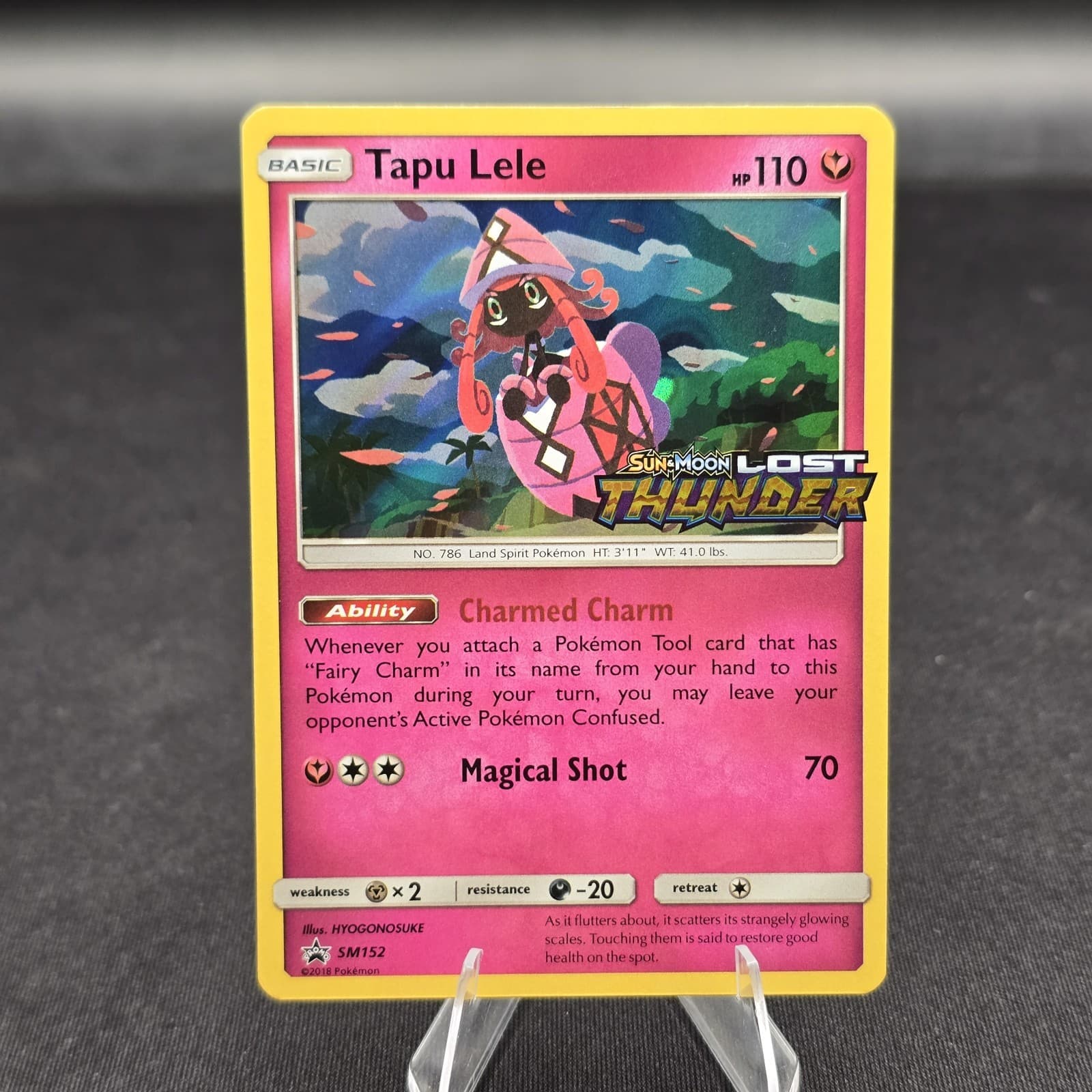 Tapu Lele SM152 NM Holo Lost Thunder Stamp Black Star Pokémon Promo! A26