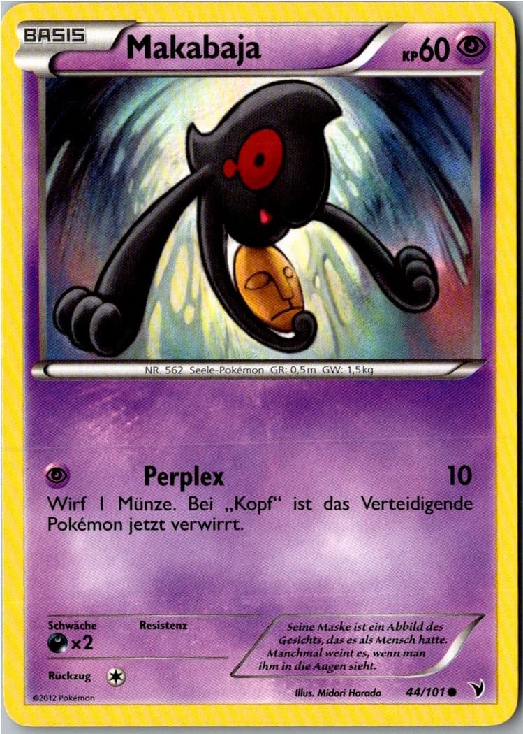 Pokemon Makabaja 44/101 Königliche Siege Deutsch