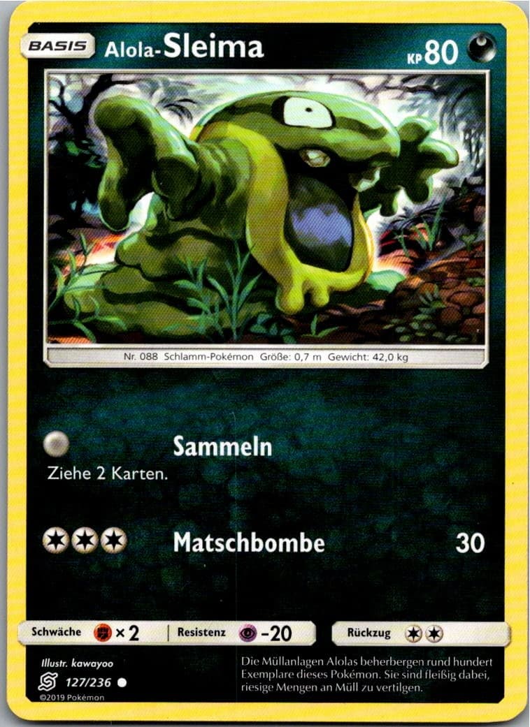 Alola-Sleima 127/236 Bund der Gleichgesinnten Deutsch Sammelkarte