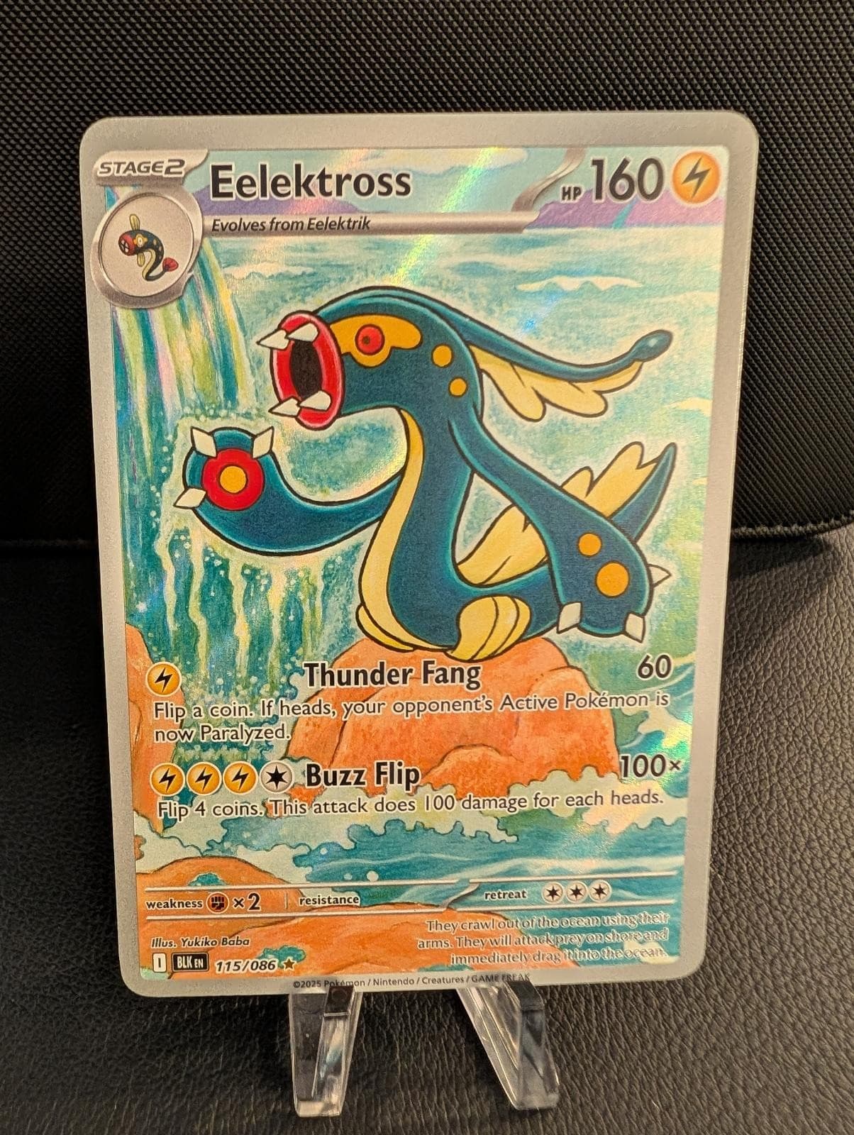 Eelektross 115/086 Holo IR Black Bolt NM