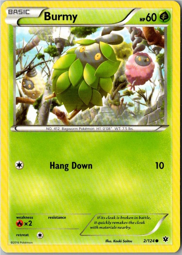 Pokemon Burmy 2/124 Schicksalsschmiede EN