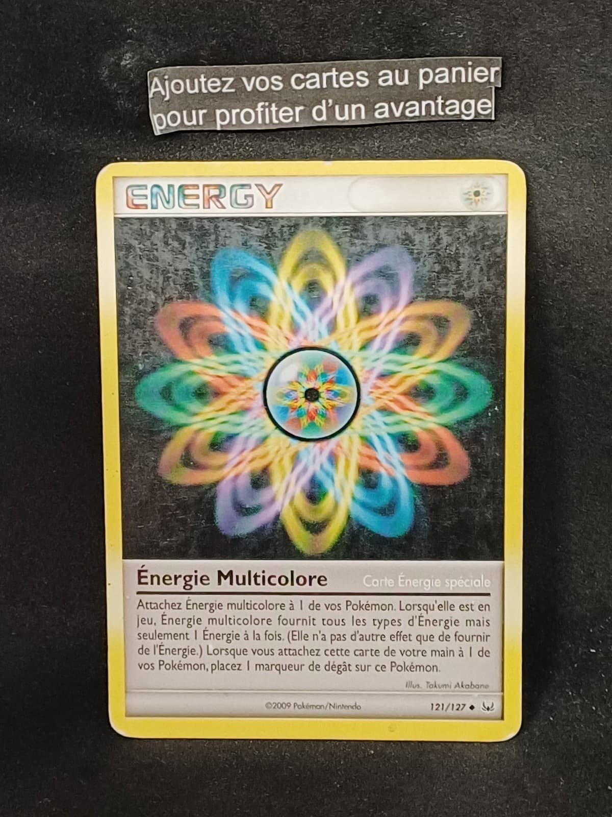 Carte Pokémon Énergie Multicolore 121/127 Platine Français