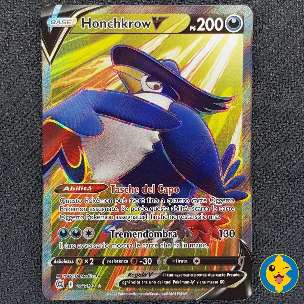 HONCHKROW V 161/172 - BRS Pokemon Astri Lucenti - ITALIANO - NEAR MINT
