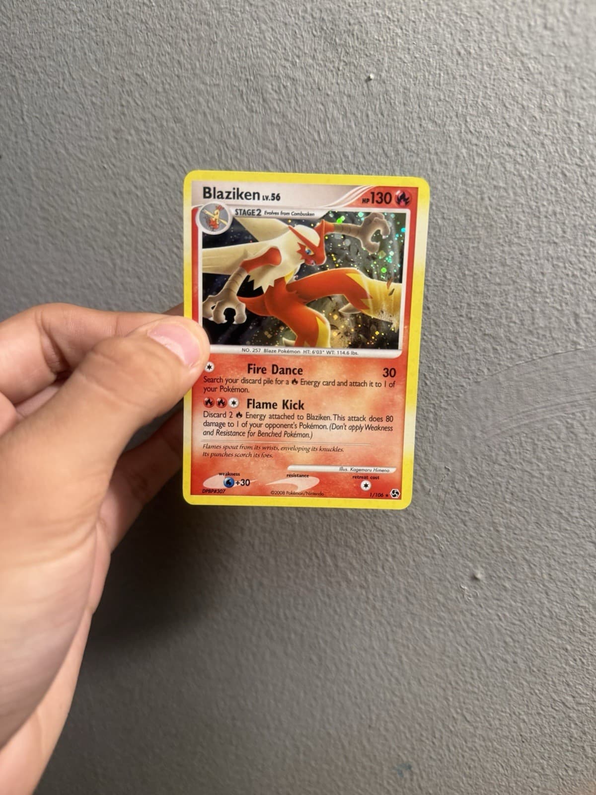 Blaziken 1/106 Great Encounters Holo Rare Pokemon Card CLEAN NM