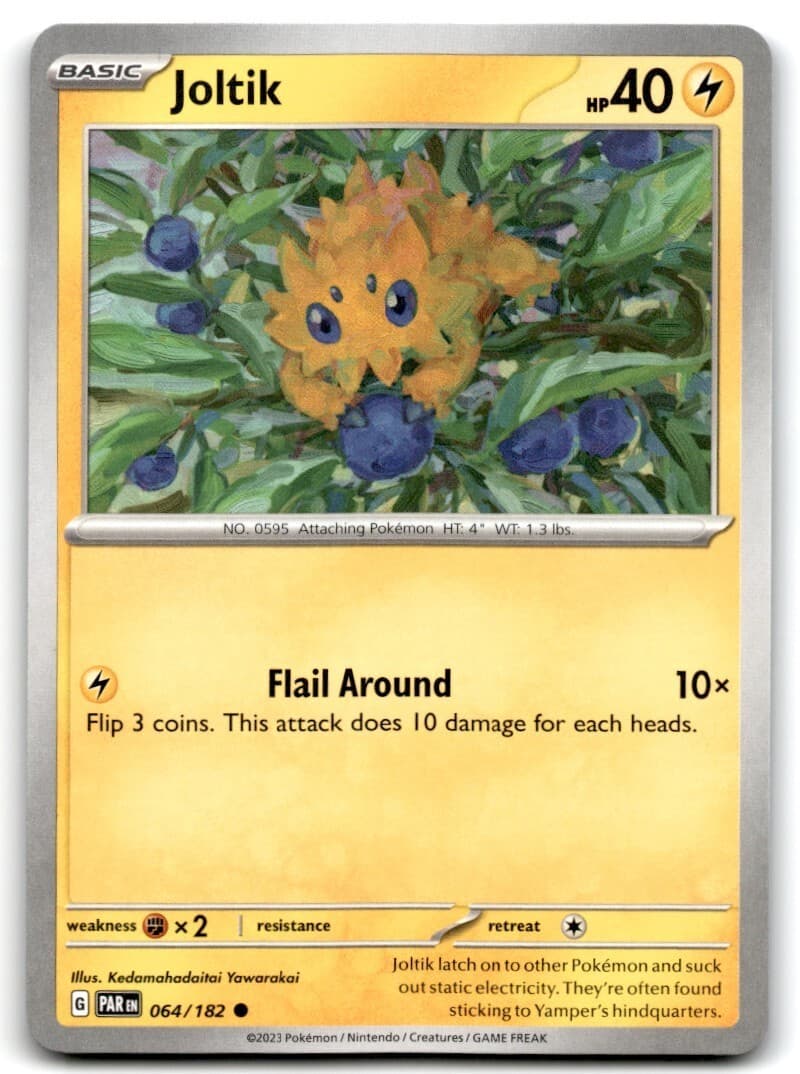2023 Scarlet & Violet Series - Paradox Rift Joltik Basic/Common #64