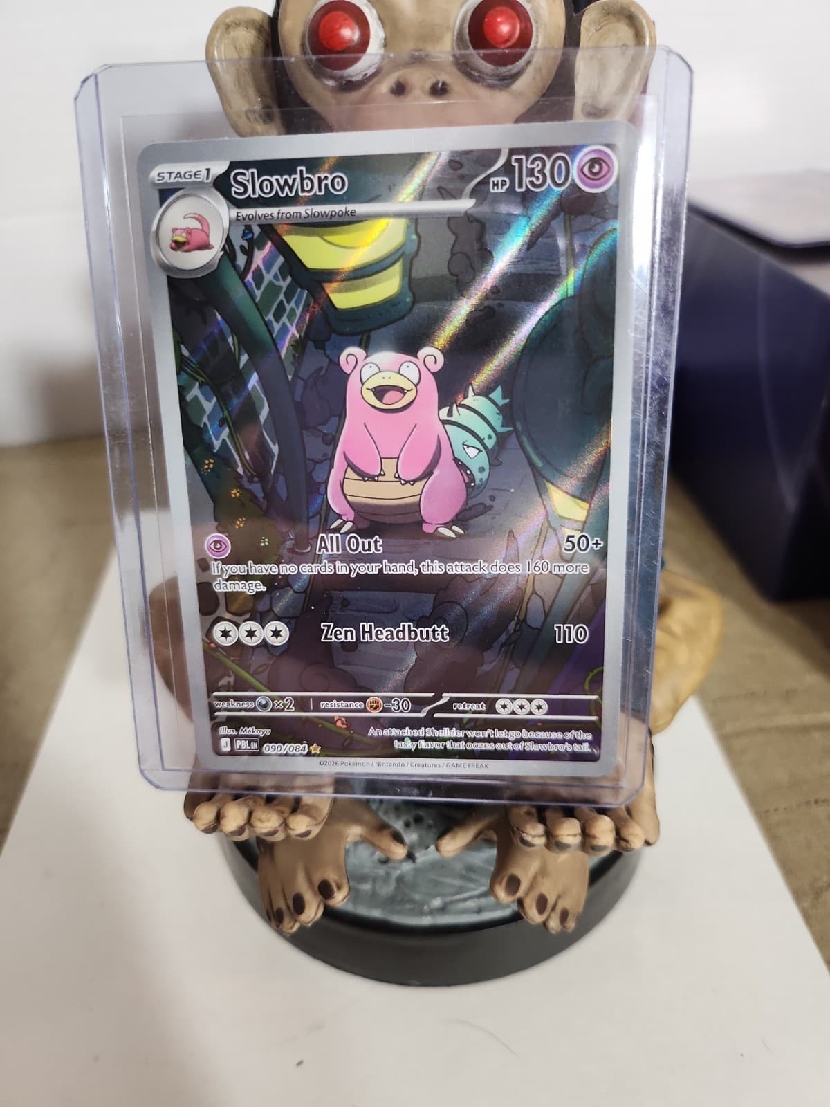 Slowbro - 090/084 #90/84 (Holo) (NM) ME05: Pitch Black PBL Pokemon