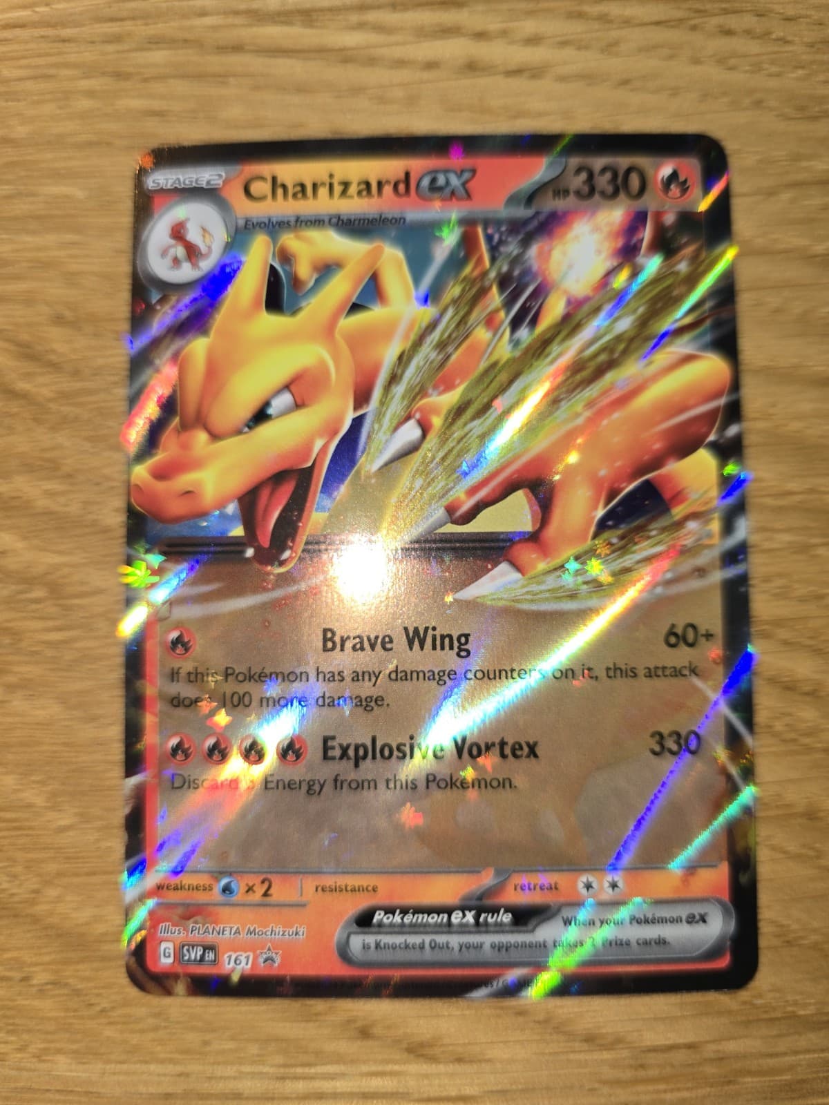 Charizard EX Glurak EX 2024 Pokemon SVP EN-SV Black Star Promo #161 ! NM