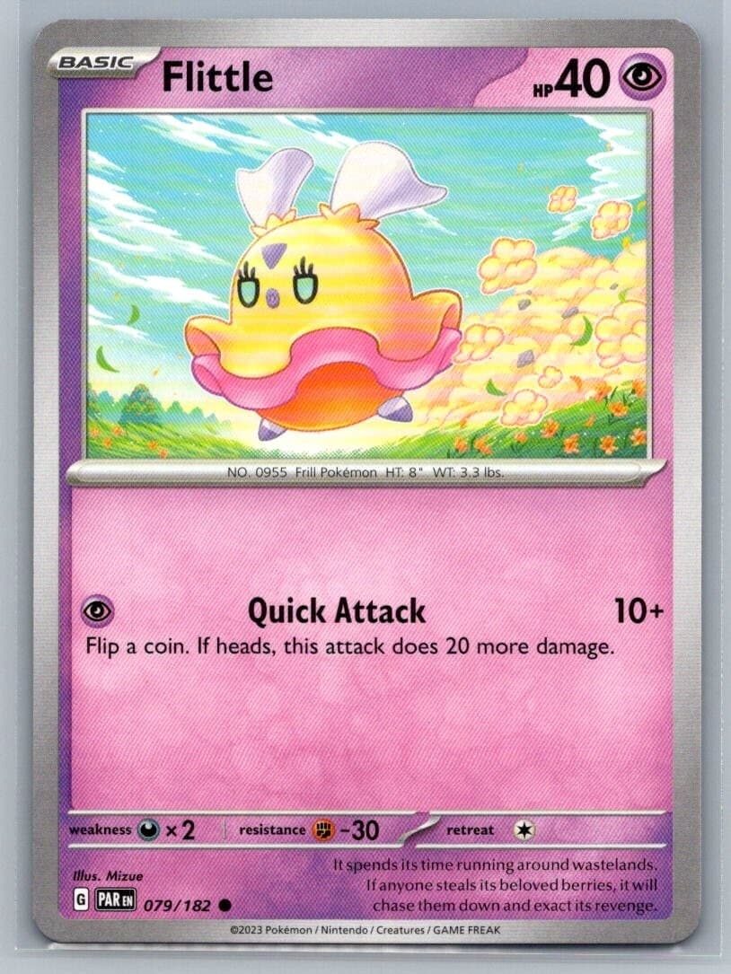 Flittle 79/182 Paradox Rift Common Pokémon TCG 2023