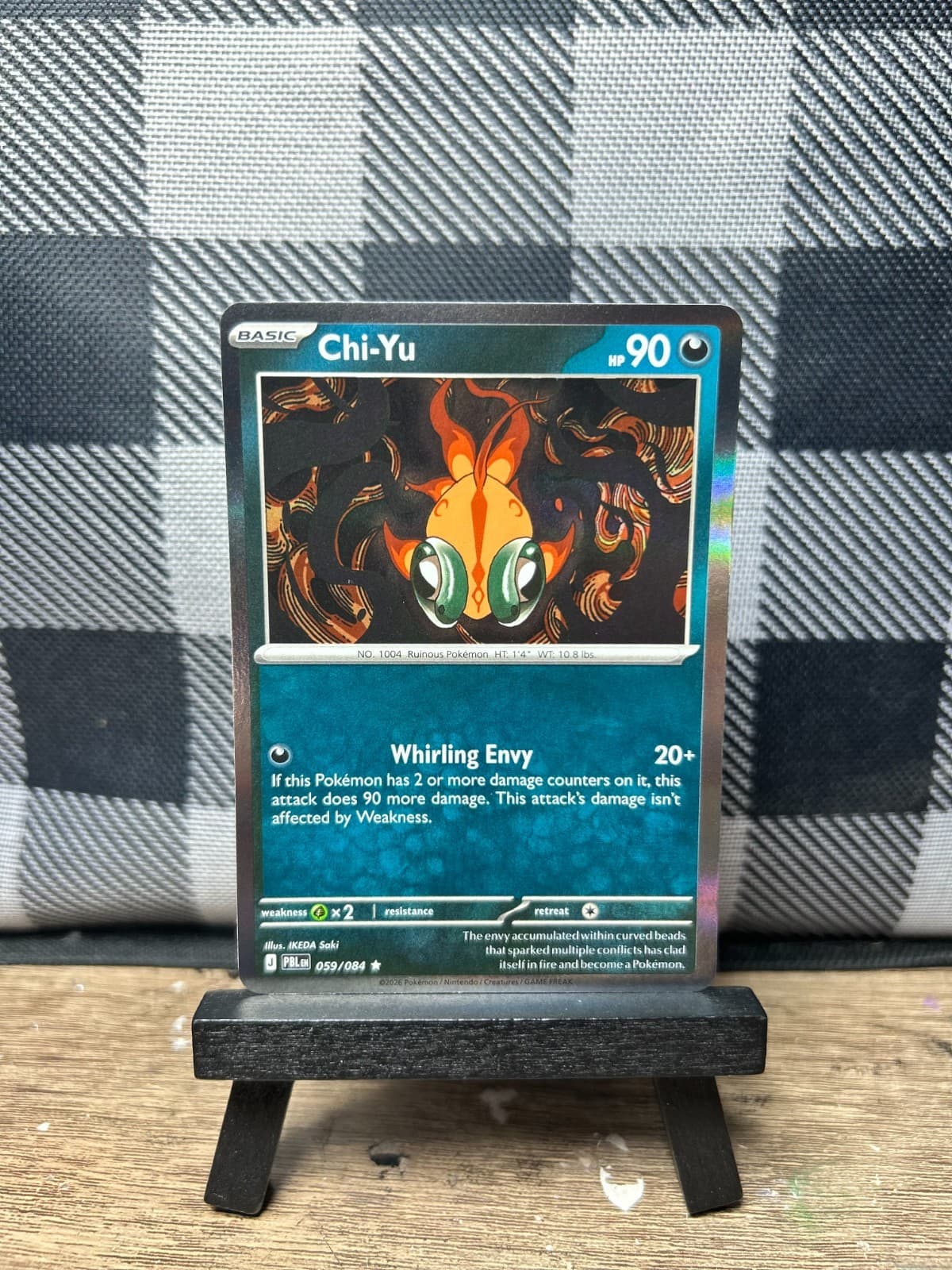 Pokemon TCG: Chi-Yu 59/84, Pitch Black _ HOLO