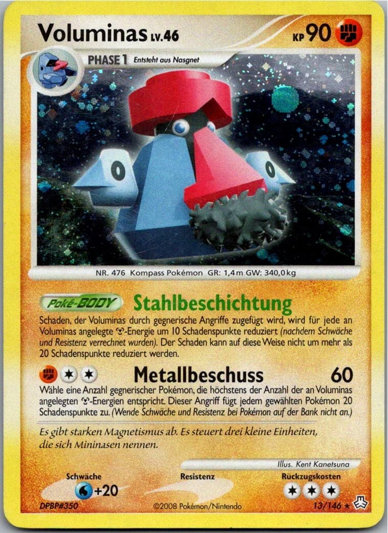 Voluminas 13/146 Holo Erwachte Legenden Deutsch Pokemon Sammelkarte