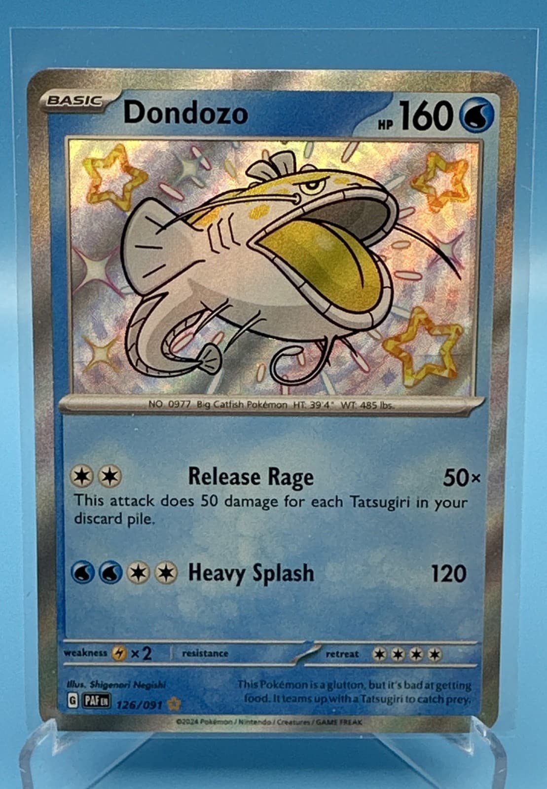 Dondozo 126/091 SV: Paldean Fates Holo