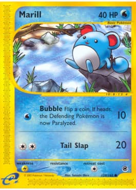 Pokémon - Marill (EX 120) - Expedition Base Set - PLAYED - FR