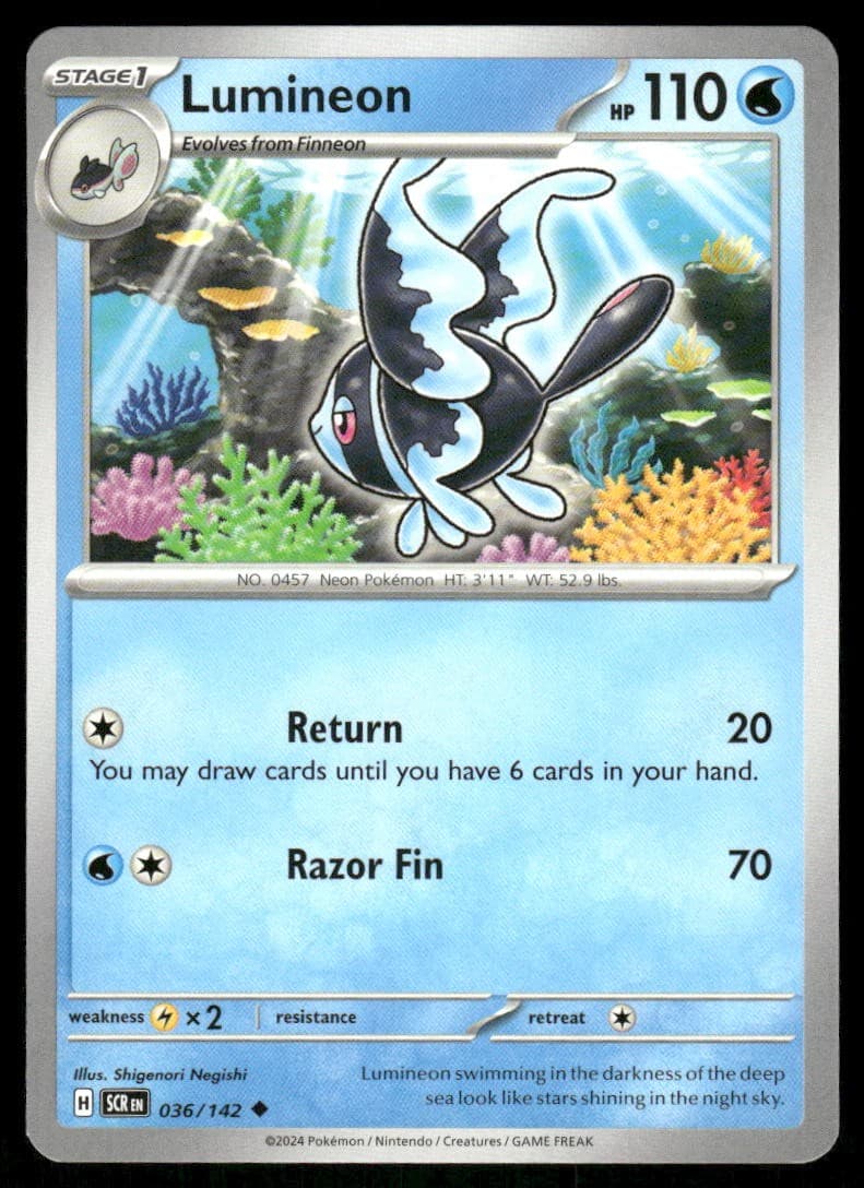 Lumineon 36/142 - Stellar Crown - Uncommon NM